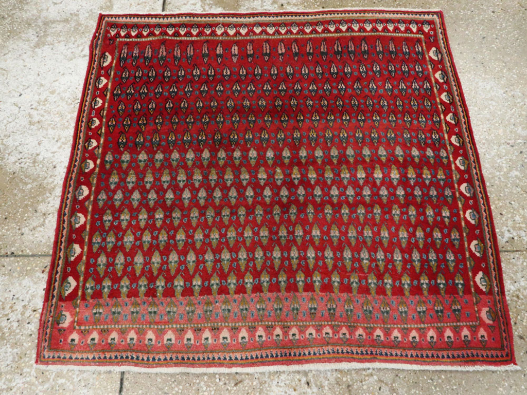 Vintage Persian Kashan Rug, No.21226 - Gsblank