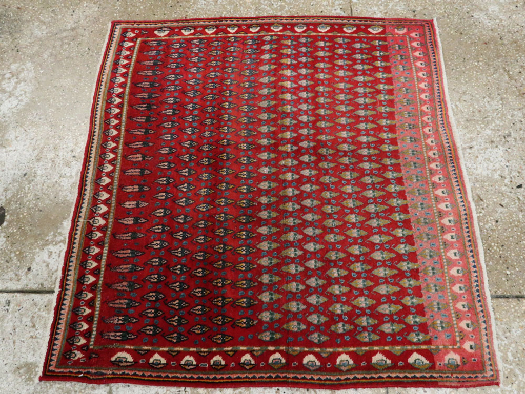 Vintage Persian Kashan Rug, No.21226 - Gsblank