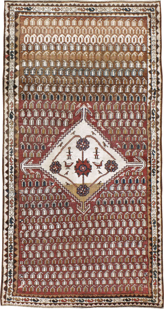 Vintage Persian Malayer Rug, No.21227 - Gsblank