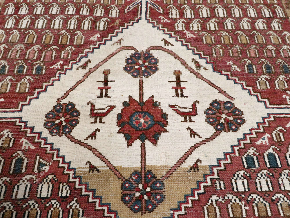 Vintage Persian Malayer Rug, No.21227 - Gsblank