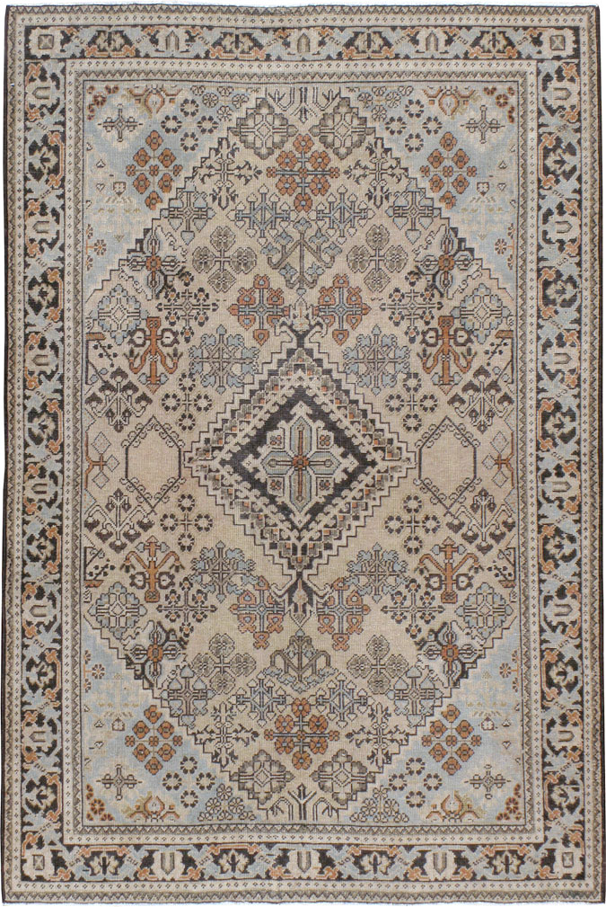 Vintage Persian Joshegan Rug (Pair: 1 of 2), No.21236 - Gsblank