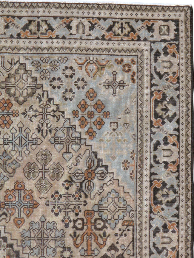 Vintage Persian Joshegan Rug (Pair: 1 of 2), No.21236 - Gsblank