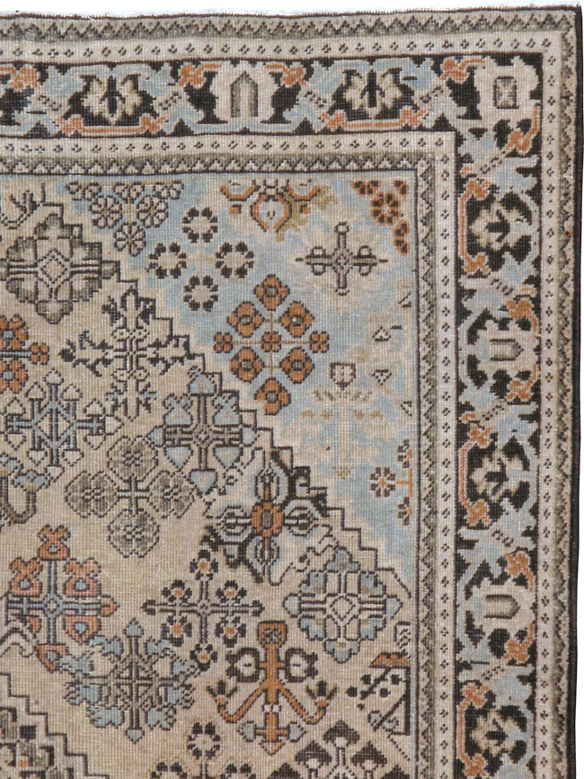 Vintage Persian Joshegan Rug (Pair: 1 of 2), No.21236 - Gsblank