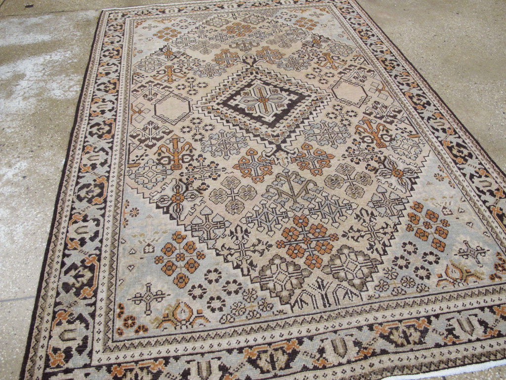 Vintage Persian Joshegan Rug (Pair: 1 of 2), No.21236 - Gsblank