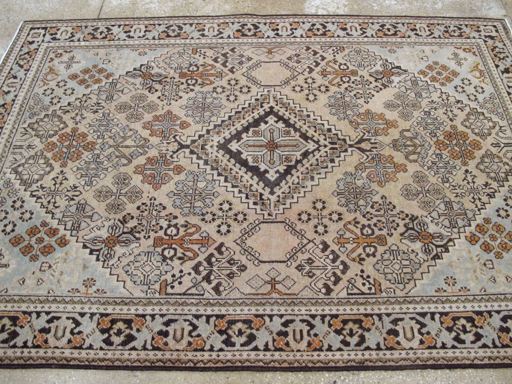 Vintage Persian Joshegan Rug (Pair: 1 of 2), No.21236 - Gsblank