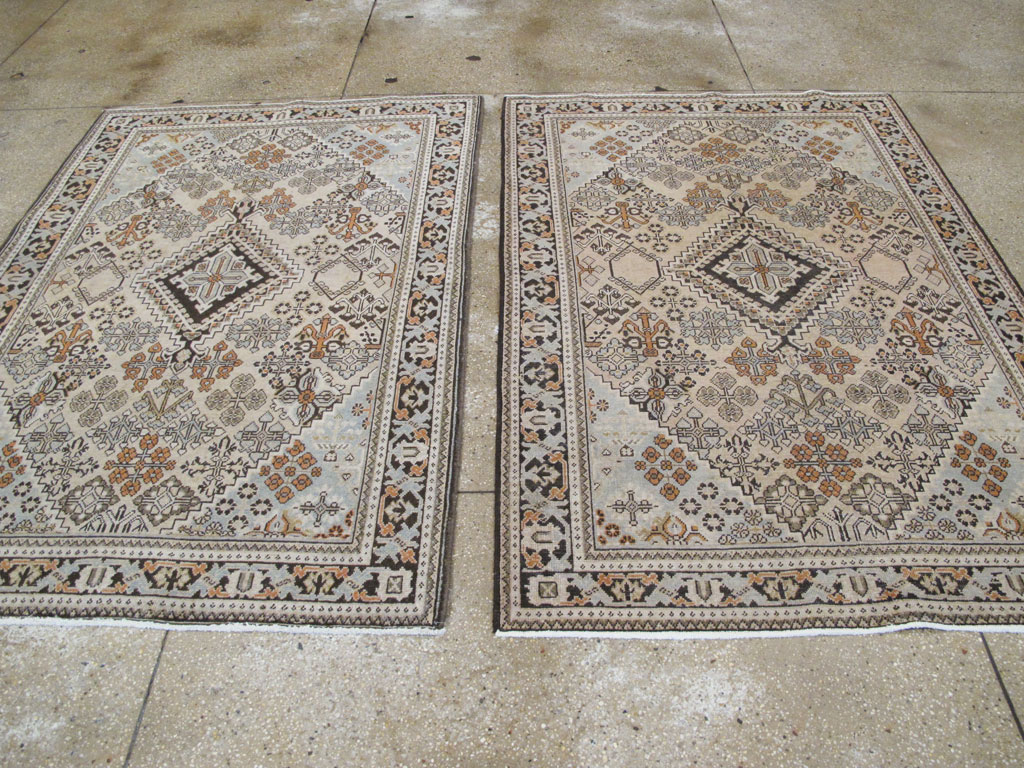 Vintage Persian Joshegan Rug (Pair: 1 of 2), No.21236 - Gsblank