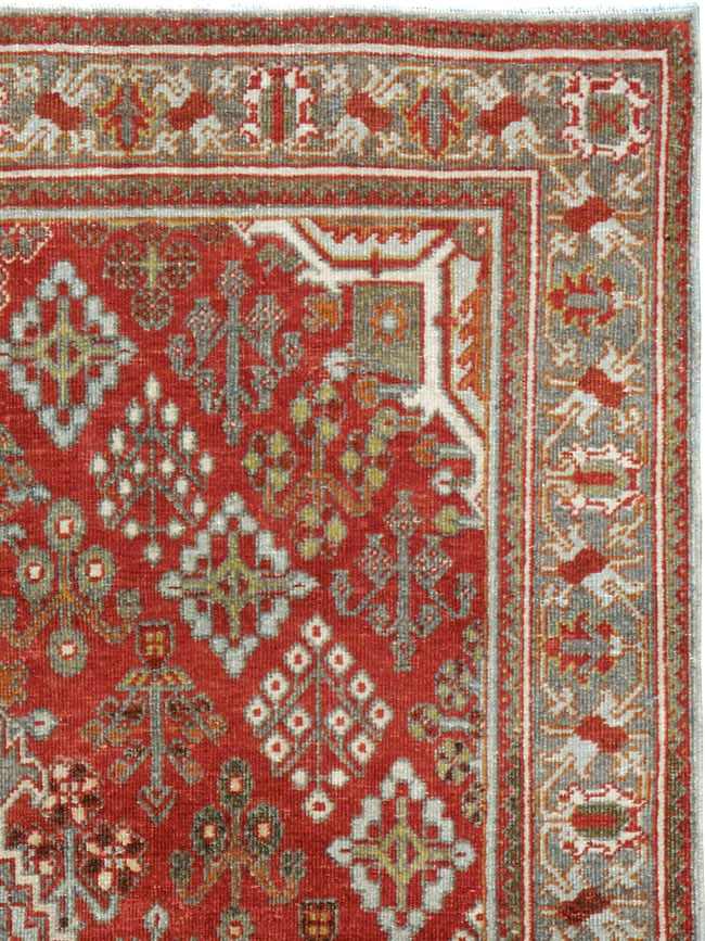 Vintage Persian Joshegan Rug, No.21237 - Gsblank
