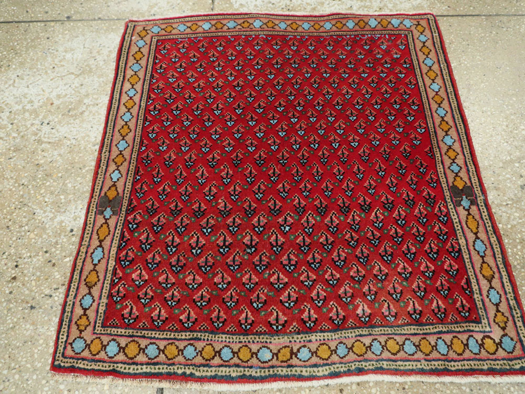 Vintage Persian Kashan Rug, No.21240 - Gsblank