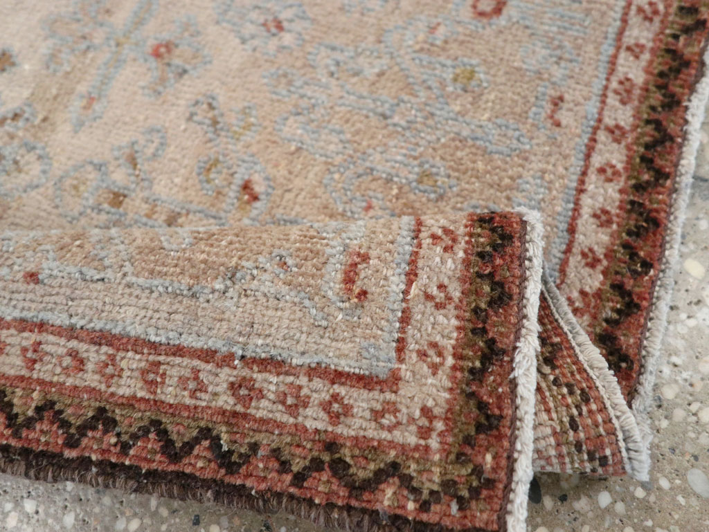 Vintage Persian Joshegan Square Throw Rug, No.21243 - Gsblank