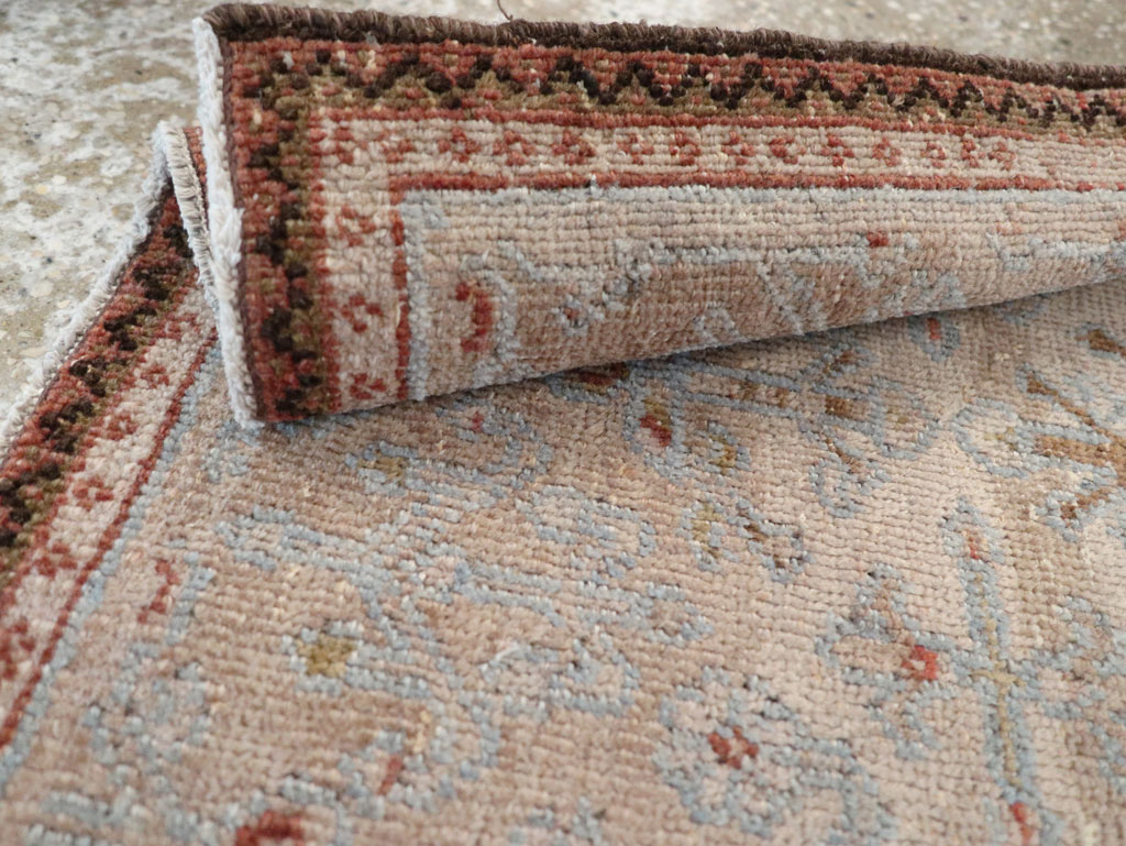 Vintage Persian Joshegan Square Throw Rug, No.21243 - Gsblank