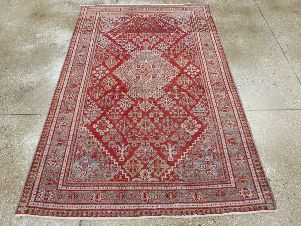 Vintage Persian Joshegan Rug, No.21245 - Gsblank