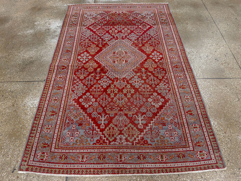 Vintage Persian Joshegan Rug, No.21245 - Gsblank