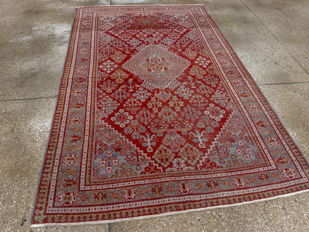 Vintage Persian Joshegan Rug, No.21245 - Gsblank