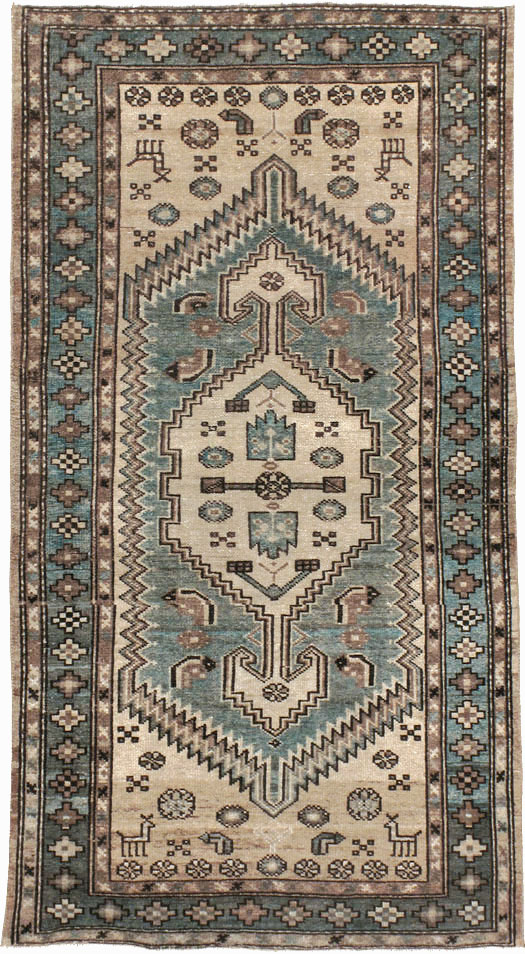 Vintage Persian Malayer Rug, No.21246 - Gsblank
