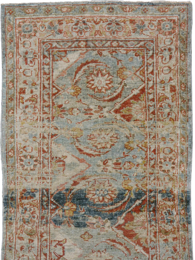 Antique Persian Tabriz Runner, No.21254 - Gsblank