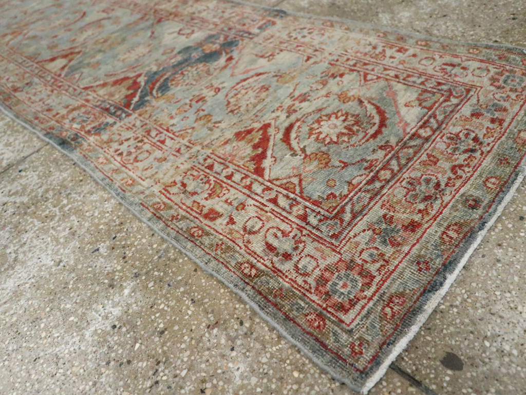 Antique Persian Tabriz Runner, No.21254 - Gsblank