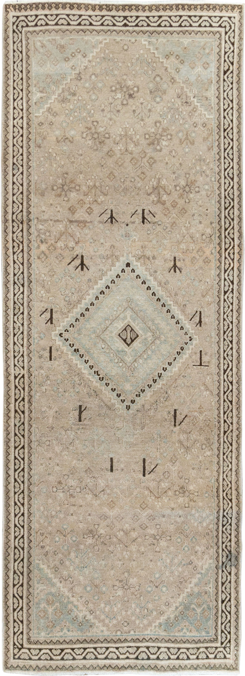 Vintage Persian Joshegan Runner, No.21258 - Gsblank