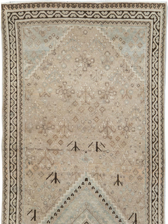 Vintage Persian Joshegan Runner, No.21258 - Gsblank