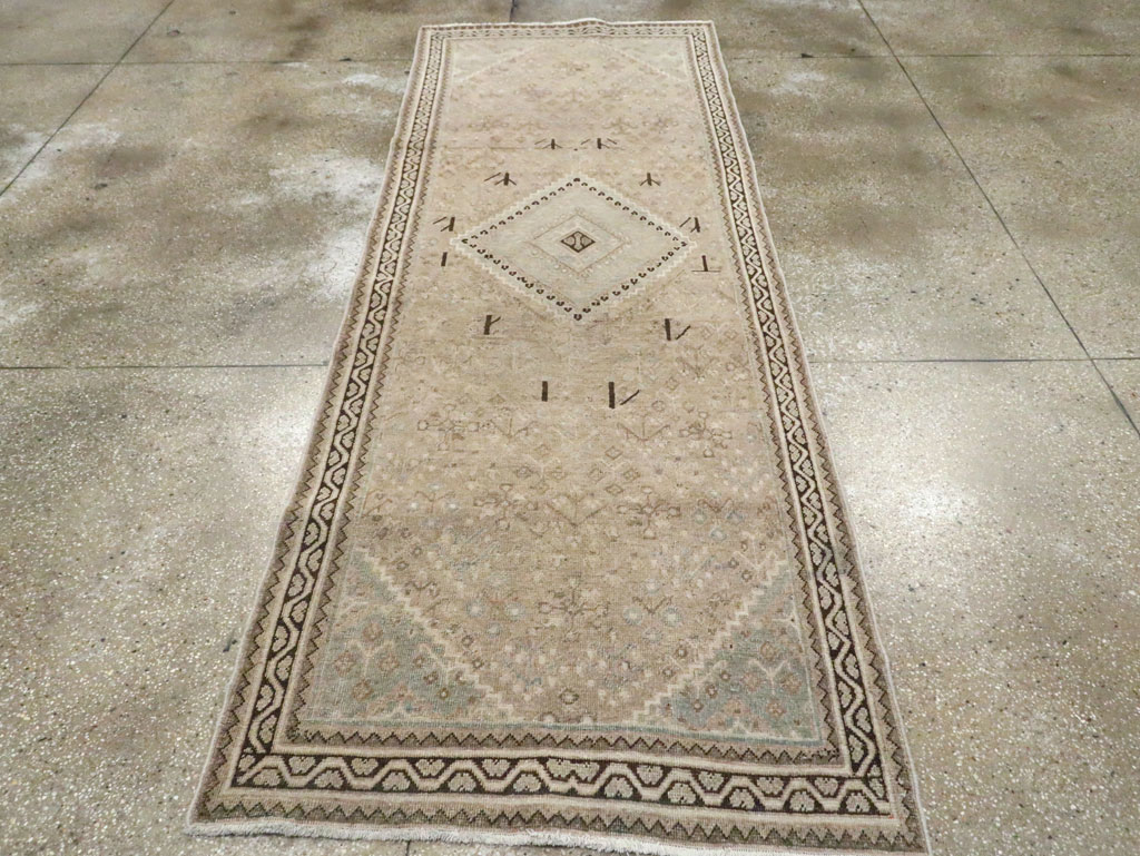 Vintage Persian Joshegan Runner, No.21258 - Gsblank