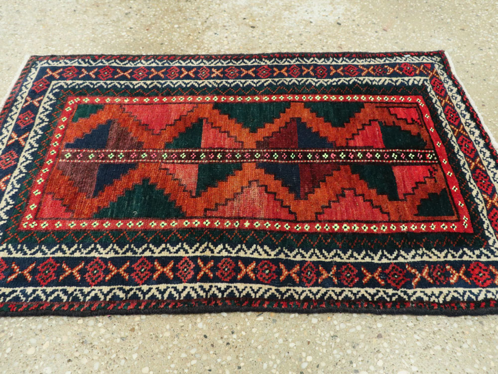 Vintage Persian Baluch Rug, No.21262 - Gsblank