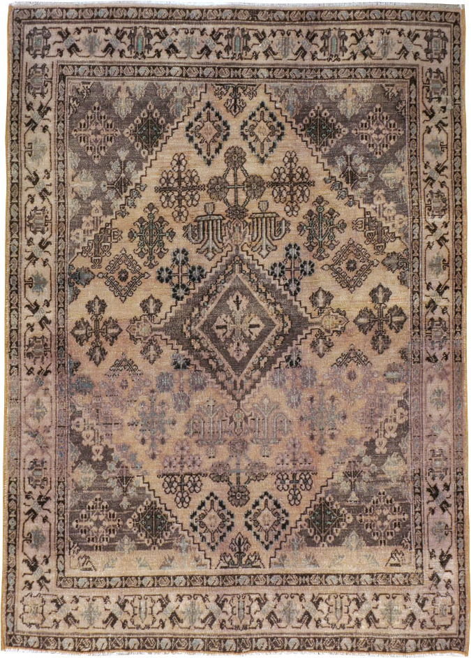 Vintage Persian Joshegan Rug, No.21264 - Gsblank