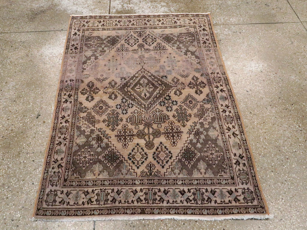Vintage Persian Joshegan Rug, No.21264 - Gsblank