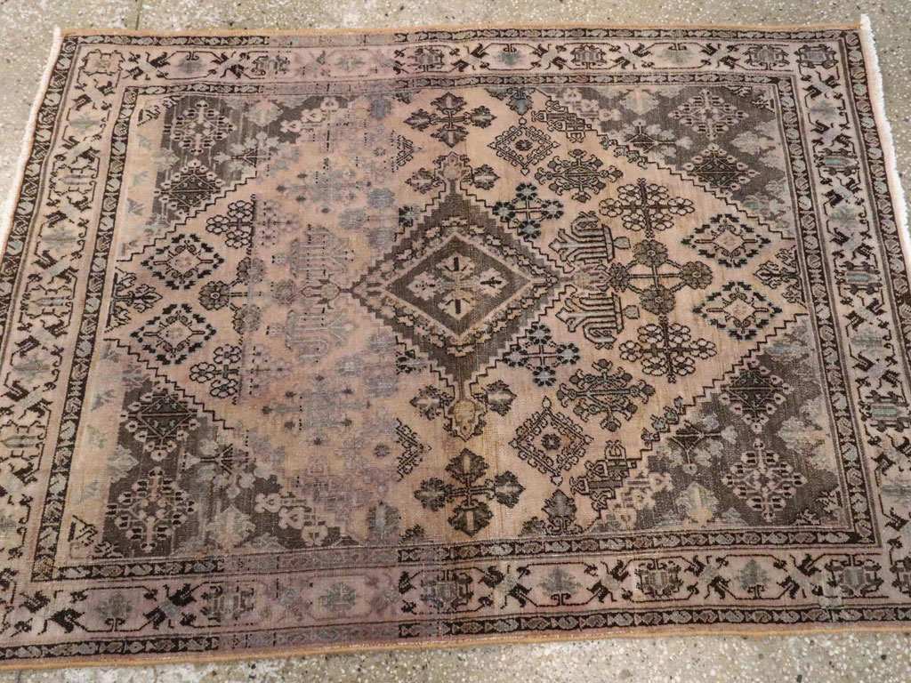 Vintage Persian Joshegan Rug, No.21264 - Gsblank