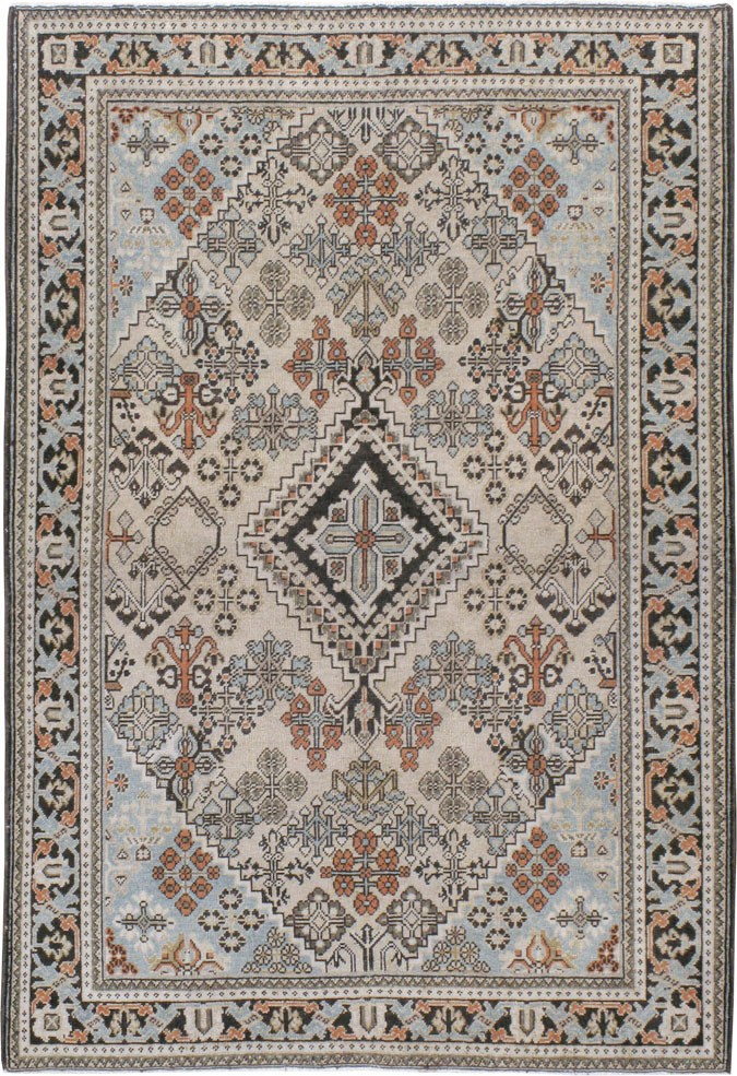 Vintage Persian Joshegan Rug (Pair: 2 of 2), No.21267 - Gsblank