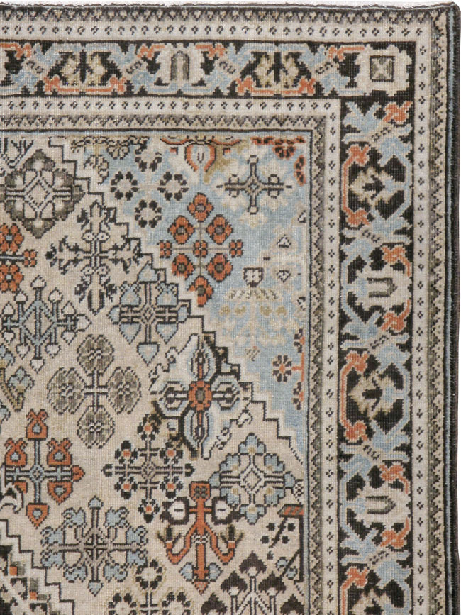 Vintage Persian Joshegan Rug (Pair: 2 of 2), No.21267 - Gsblank