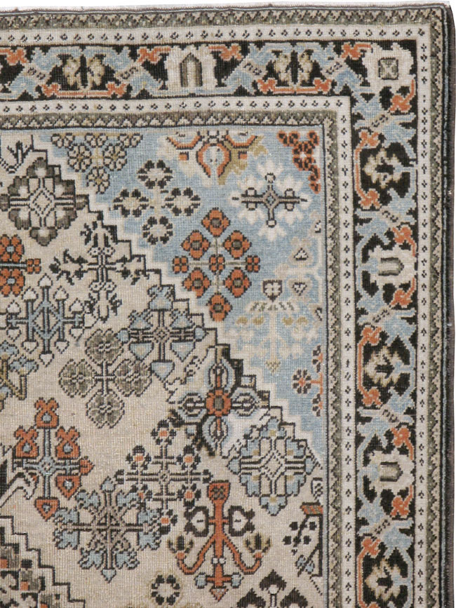 Vintage Persian Joshegan Rug (Pair: 2 of 2), No.21267 - Gsblank