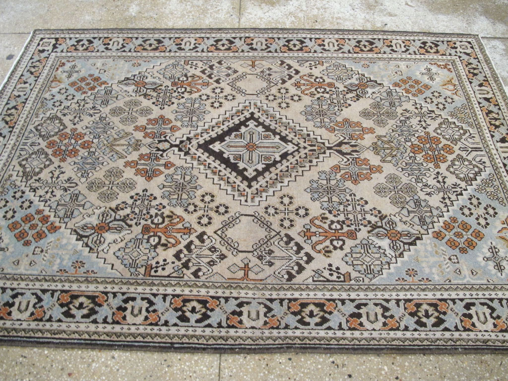 Vintage Persian Joshegan Rug (Pair: 2 of 2), No.21267 - Gsblank