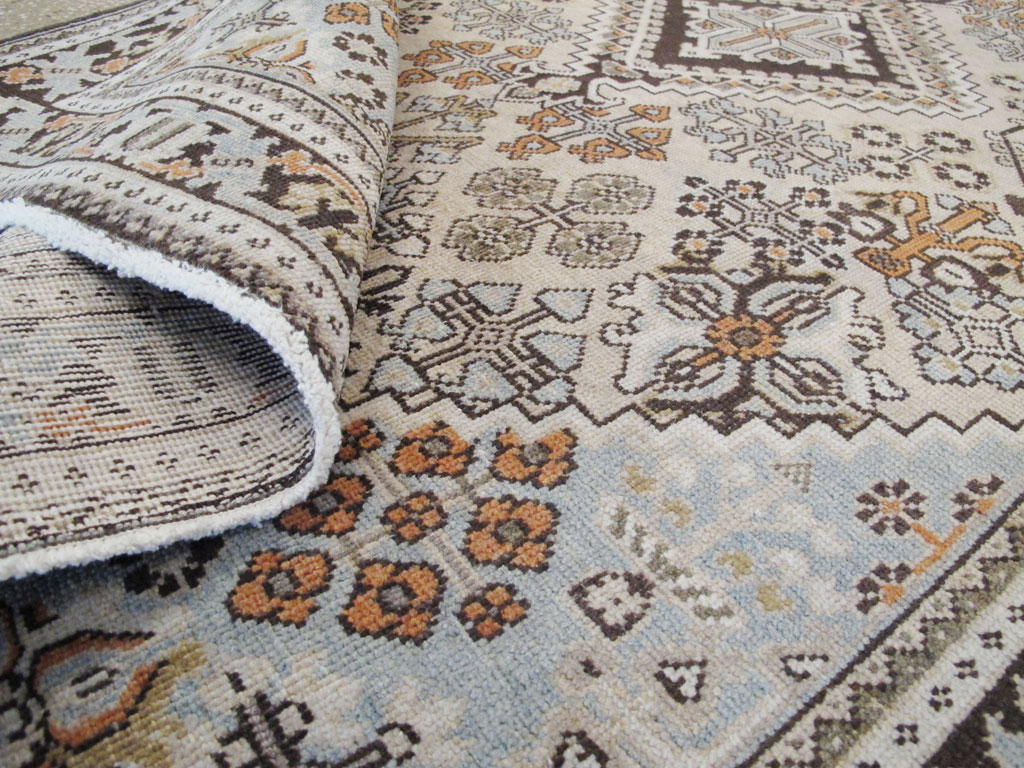 Vintage Persian Joshegan Rug (Pair: 2 of 2), No.21267 - Gsblank