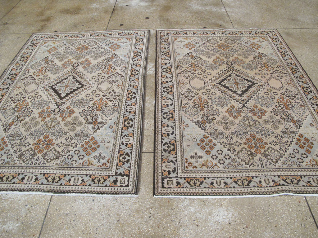 Vintage Persian Joshegan Rug (Pair: 2 of 2), No.21267 - Gsblank
