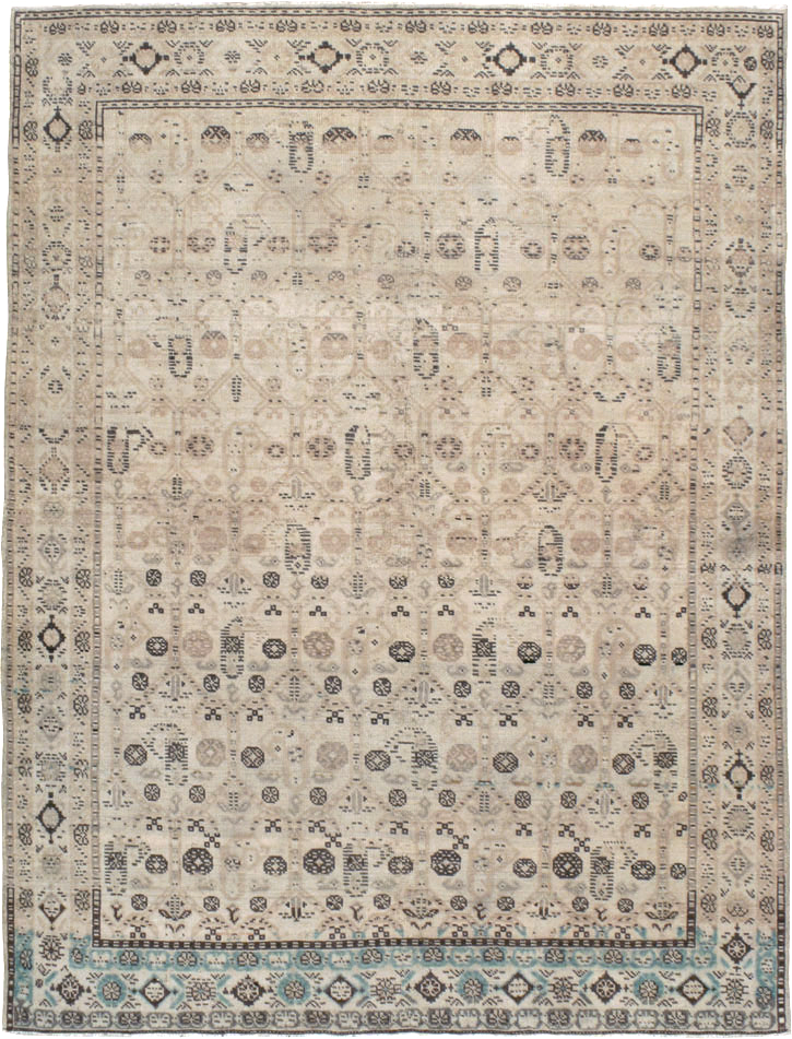 Vintage Persian Afshar Accent Rug, No.21280 - Gsblank