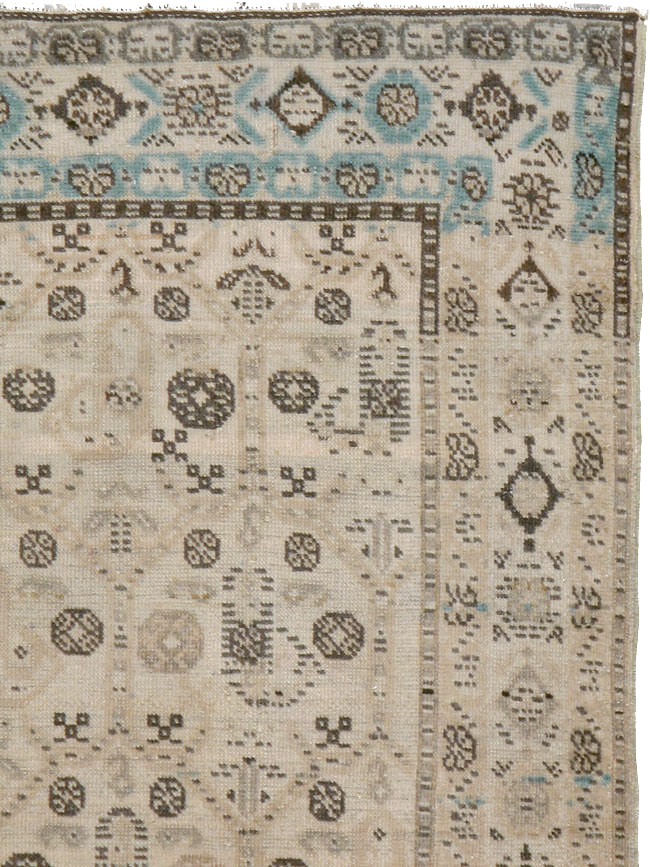 Vintage Persian Afshar Accent Rug, No.21280 - Gsblank