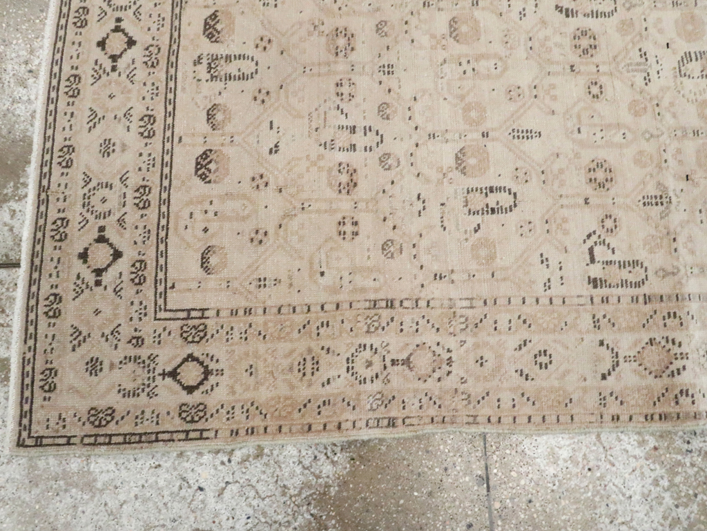 Vintage Persian Afshar Accent Rug, No.21280 - Gsblank