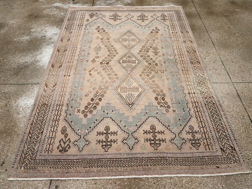 Vintage Persian Afshar Rug, No.21288 - Gsblank
