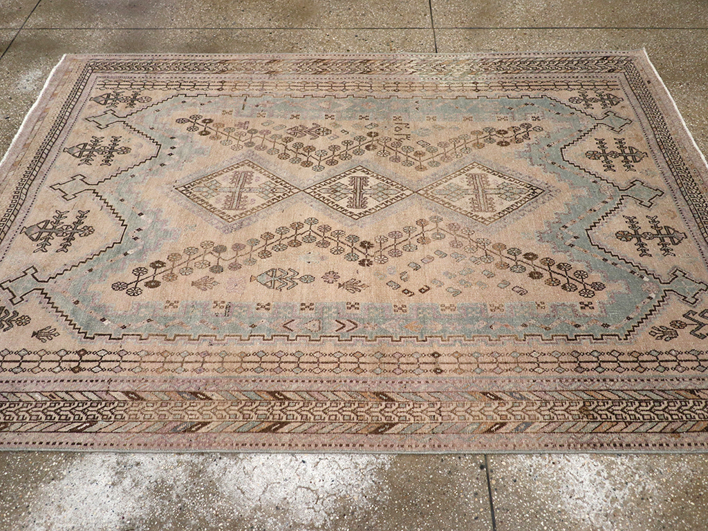 Vintage Persian Afshar Rug, No.21288 - Gsblank