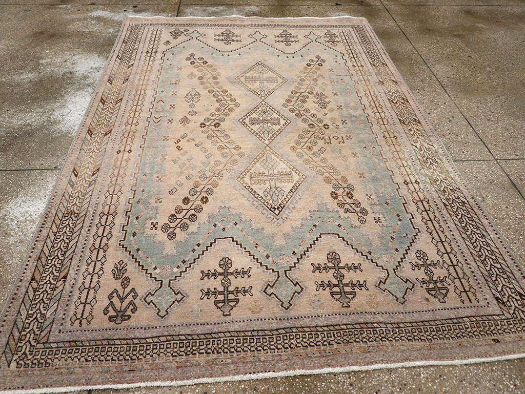 Vintage Persian Afshar Rug, No.21288 - Gsblank