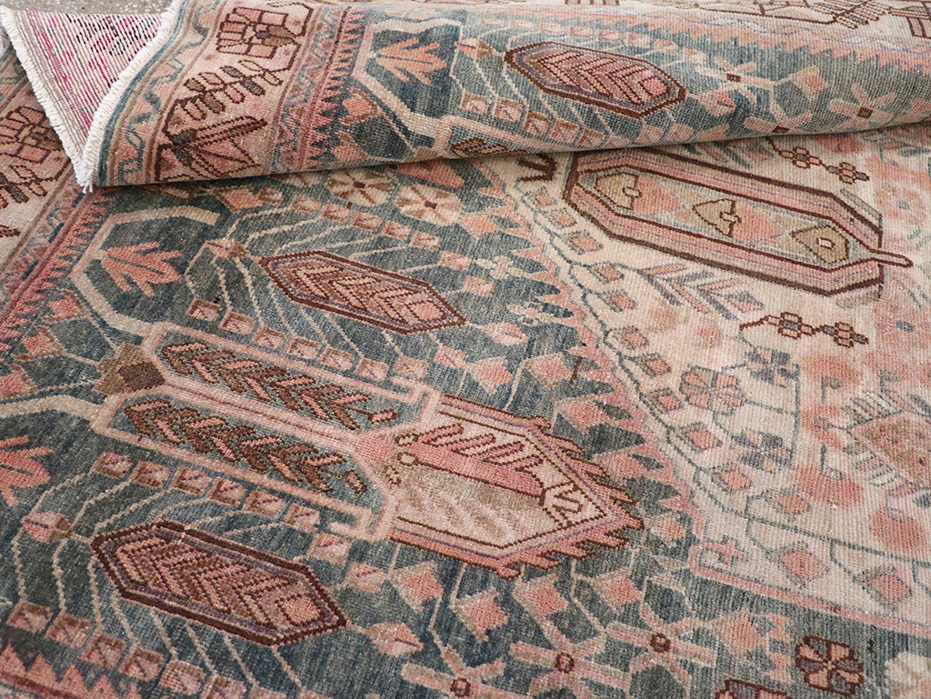 Vintage Persian Afshar Accent Rug, No.21289 - Gsblank