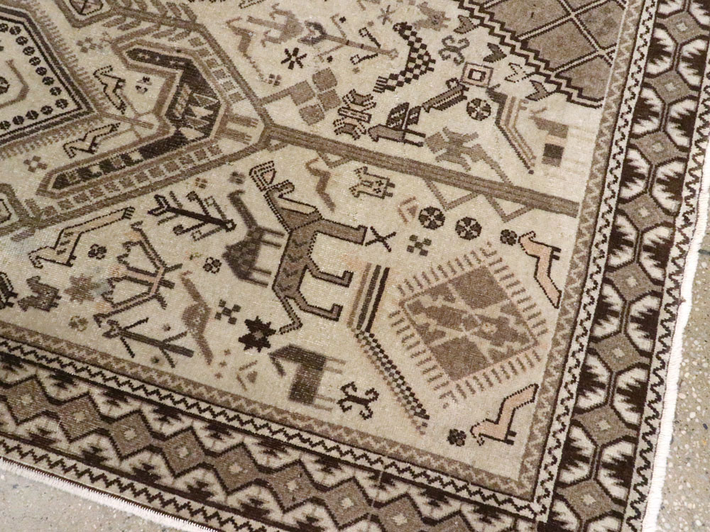 Vintage Persian Afshar Rug, No.21290 - Gsblank