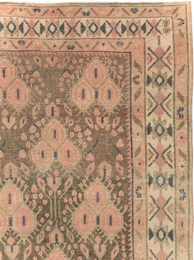 Vintage Persian Afshar Accent Rug, No.21291 - Gsblank