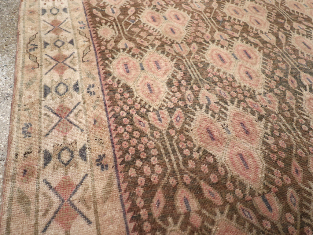 Vintage Persian Afshar Accent Rug, No.21291 - Gsblank