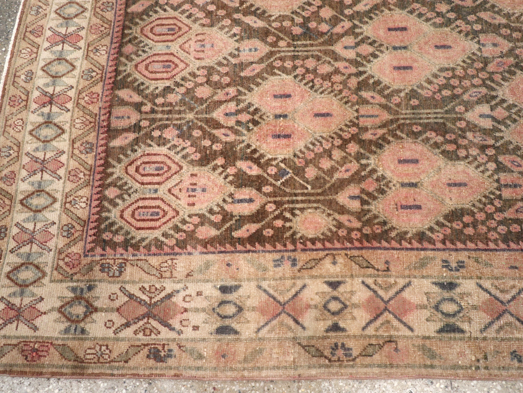 Vintage Persian Afshar Accent Rug, No.21291 - Gsblank