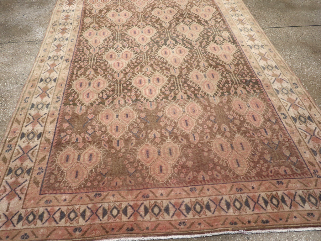 Vintage Persian Afshar Accent Rug, No.21291 - Gsblank