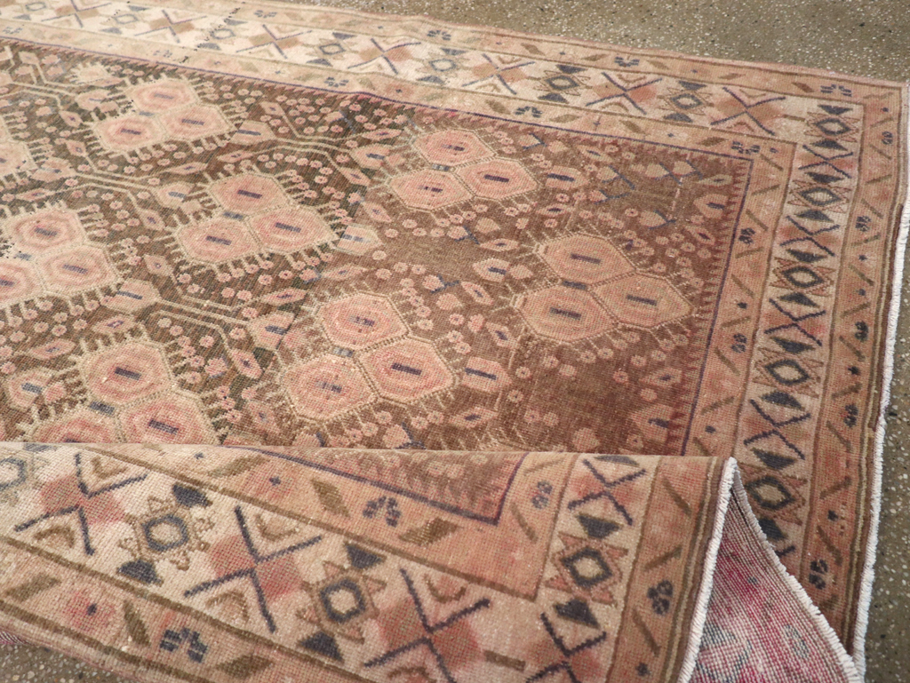 Vintage Persian Afshar Accent Rug, No.21291 - Gsblank