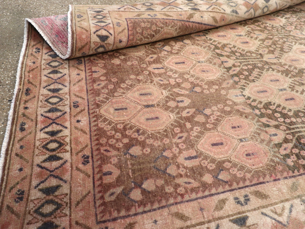 Vintage Persian Afshar Accent Rug, No.21291 - Gsblank