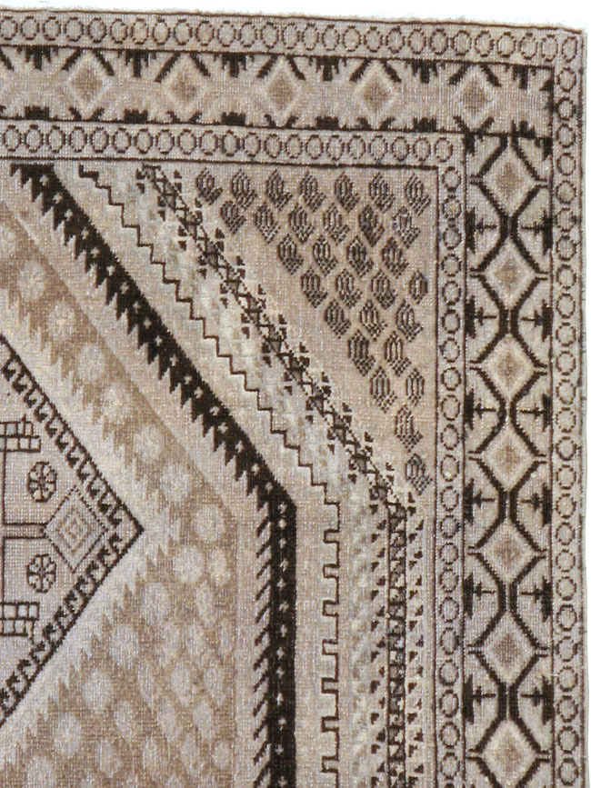 Vintage Persian Afshar Rug, No.21299 - Gsblank