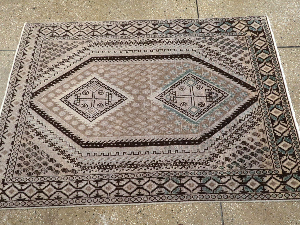 Vintage Persian Afshar Rug, No.21299 - Gsblank