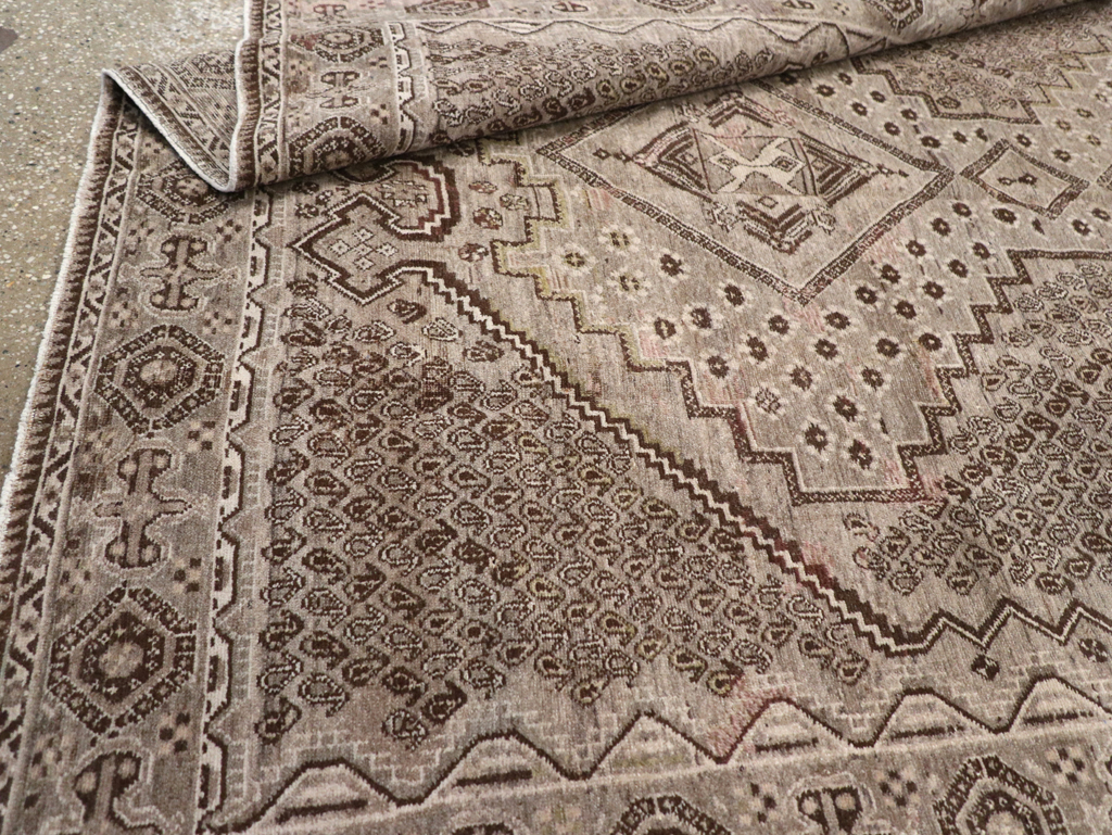 Vintage Persian Afshar Rug, No.21309 - Gsblank